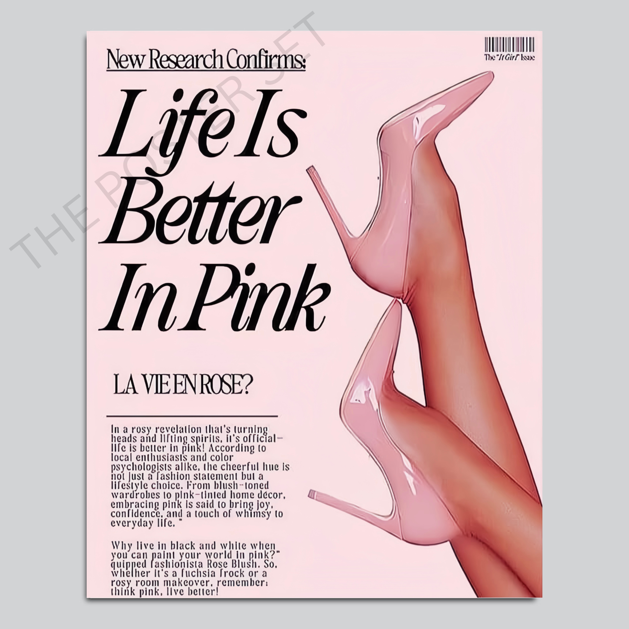 Life Is Better In Pink (pink)